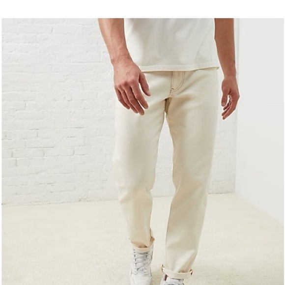 UpWest Ecru Vintage Straight Leg Denim mens Jeans MEDIUM - Picture 6 of 6